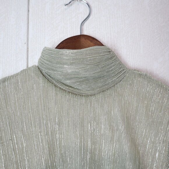 Bailey 44 Gold Silver Metallic Blouse XS - Picture 2 of 13